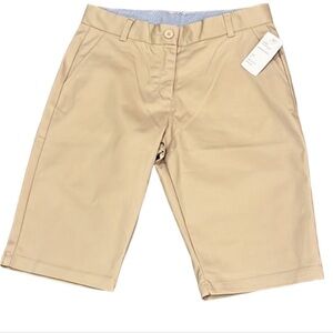 NWT Tommy Hilfiger Girl’s Khaki Bermuda Shorts Size 16  Regular